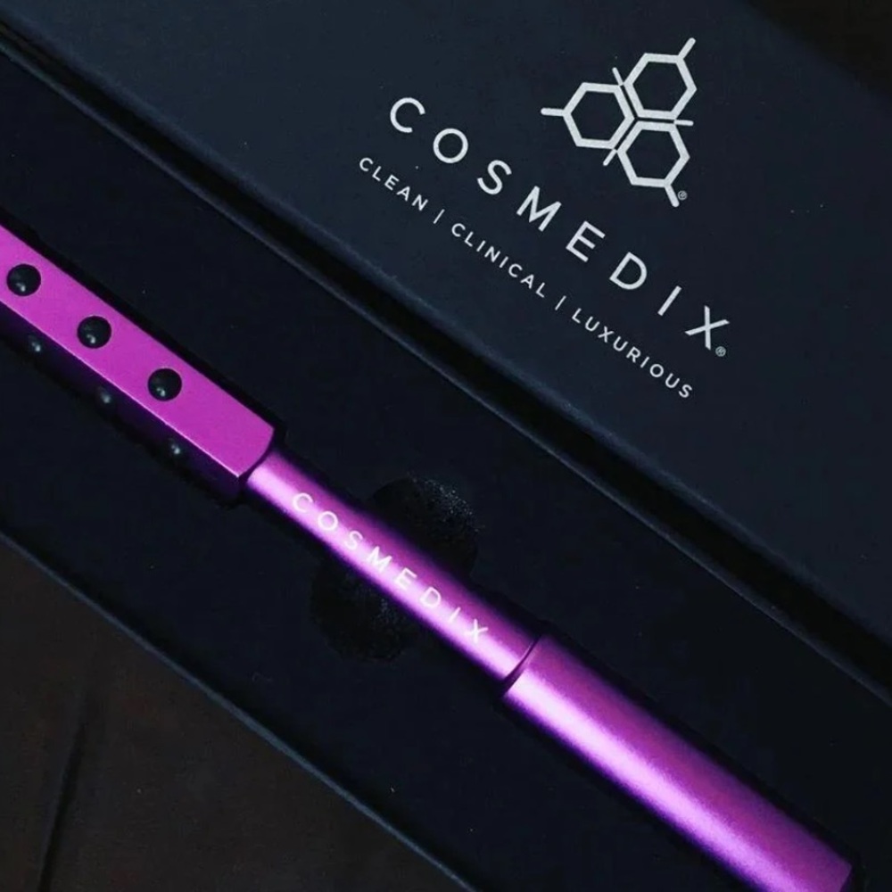 COSMEDIX Face and Body Massage Beauty Roller with Real Germanium Stones